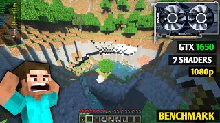 Minecraft Shaders Benchmark on GTX 1650 (GDDR6) – 1080p | 8 Shaders Tested!