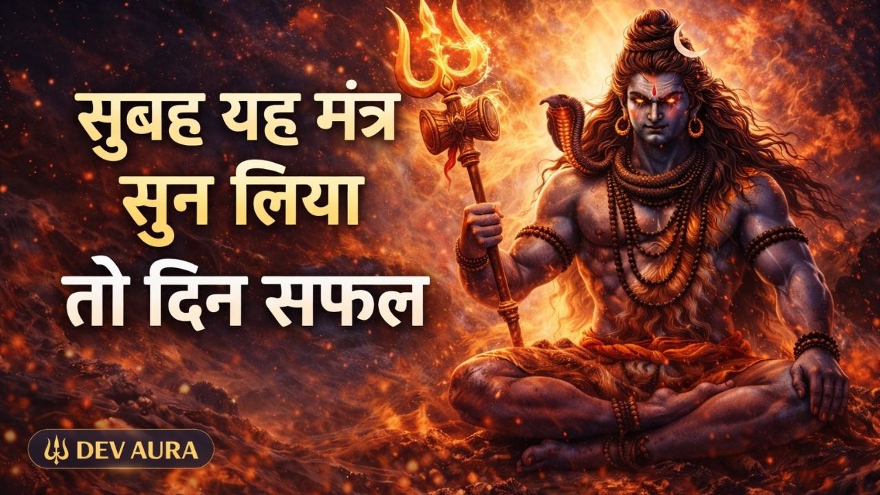 सुबह यह मंत्र सुन लिया तो दिन सफल 🔱 Powerful Shiva Mantra | Mahadev Rudra Mantra