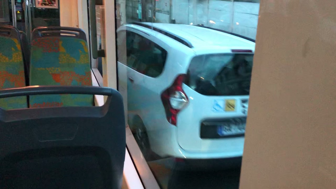 Voyage dans le bus 545 RATP - CITELIS LINE - Bagnolet Louise Michel - Noisy le Sec RER (3595)