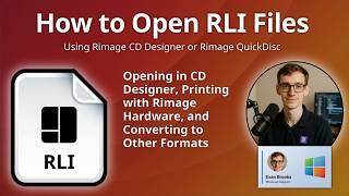 How to Open RLI Files (Rimage Label Image)