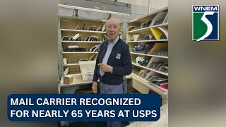 ‘It’s amazing’: 90yearold mail carrier recognized for nearly 65 years at USPS