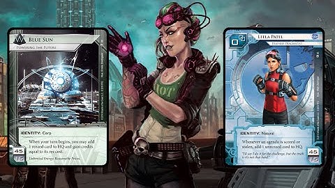 Android Netrunner: Blue Sun vs. Leela