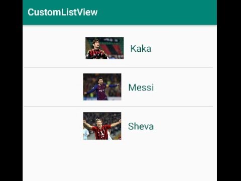 Custom ListView in