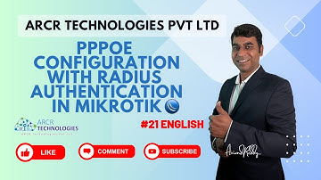 PPPoE Configuration with Radius Authentication in MikroTik || English || Tutorial No - #21