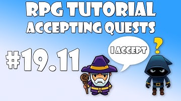 #19.11 Unity RPG Tutorial - Quest giver quests