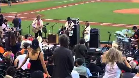 Moonalice on SF dugout