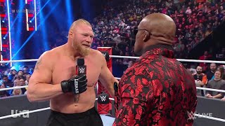 Brock Lesnar Demands Title Rematch To Bobby Lashley Tonight  WWE Raw 1/31/22 (Full Match)