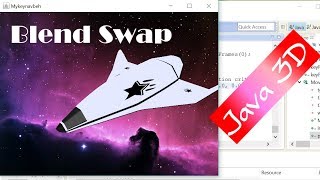 How to Put a Downloaded Free Blend Swap Model into Java 3D and Manipulate It_3 (with Source Code)