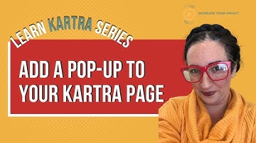 How To Add A Pop-Up To A Kartra Page