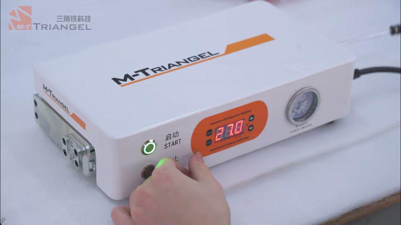 MTriangel M1 LCD Screen Bubble Remover Machine Assembly Process YouTube