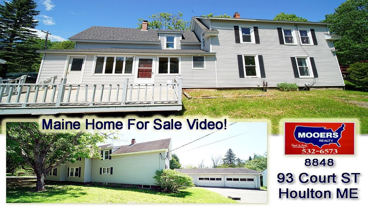 Real Estate Video 93 Court ST Houlton ME Homer For Sale MOOERS