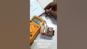 12 V BATTERY LEVEL INDICATOR USING LM3914 [DIY]#shorts