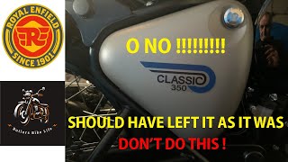 Royal Enfield Classic 350 And Why You Shouldn't Remove The Side Sticker. Part 1