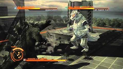 GODZILLA PS4 versus mode : Godzilla 1964 vs. MechGodzilla vs. Anguirus