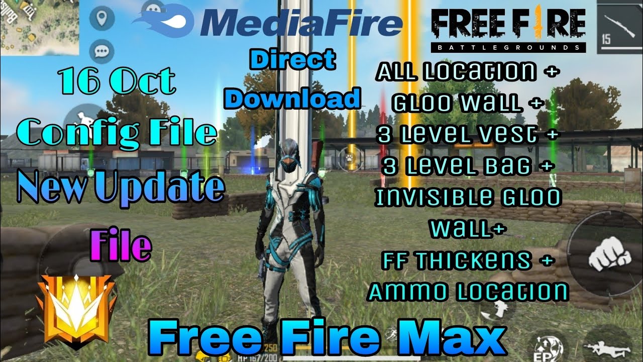 Free Fire Max Antenna Hack+Location Hack+Antin Ban config file ‼️ Freefire  Max Head Antenna Config 