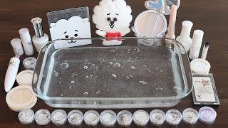 'Special BTS'Mixing'White'Eyeshadow,Makeup and glitter Into Slime