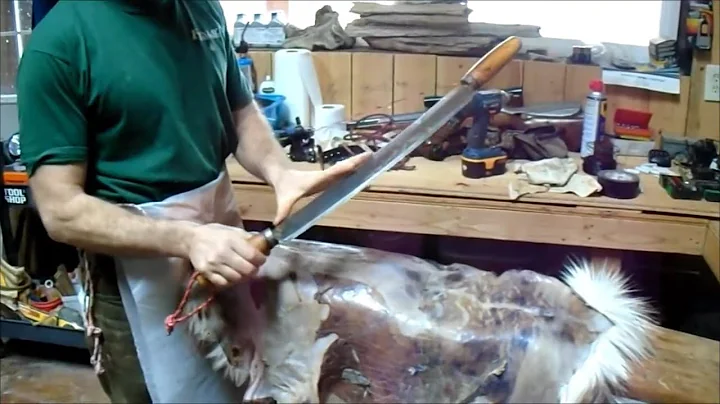 Deer Hide Tanning: Part 2 Fleshing and Prepping For Bucking