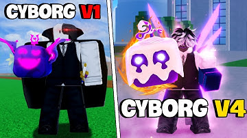 Mình THỨC TỈNH Tộc Cyborg V4 Chỉ Với TRÁI MÀU TÍM Trong Blox Fruit | Blox Fruits