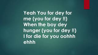 Davido   Fia Lyrics Resimi