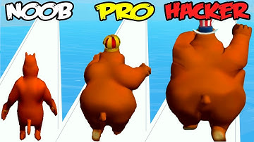 NOOB vs PRO vs HACKER in Strong Pusher