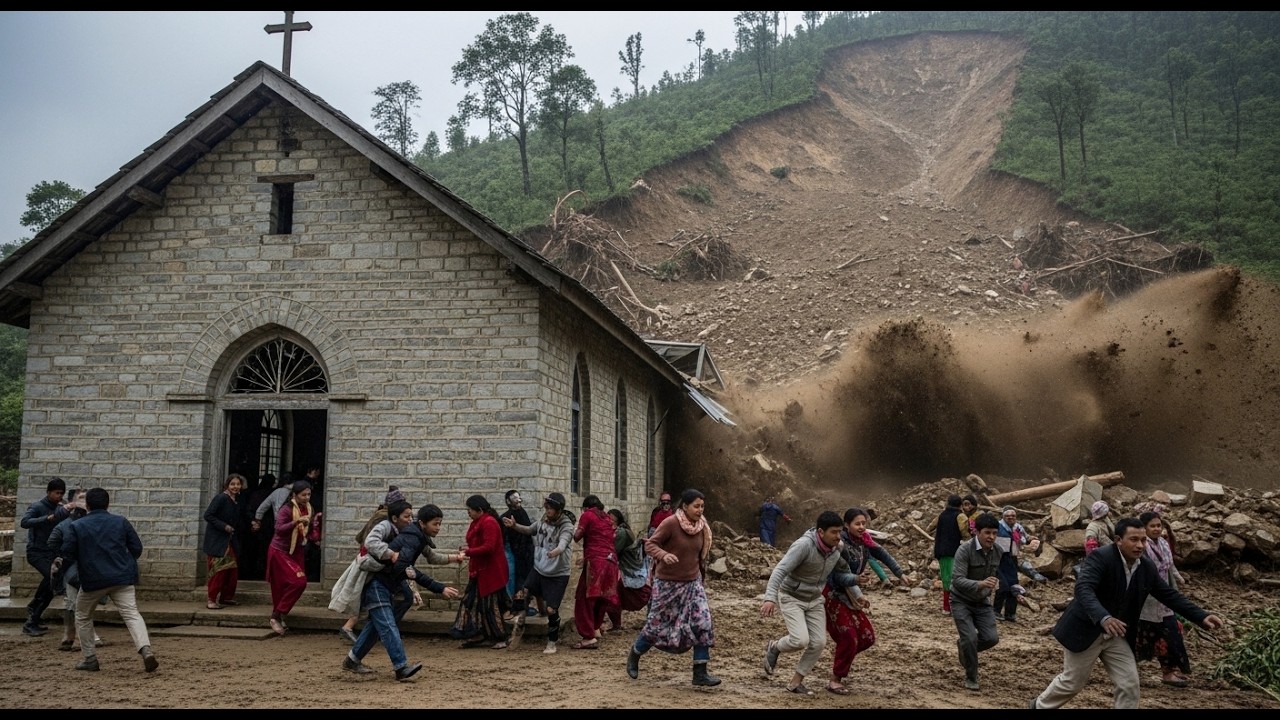 Un derrumbe DESTRUYÓ una Iglesia con FELIGRESES dentro…Y un MILAGRO de DIOS lo cambio TODO.