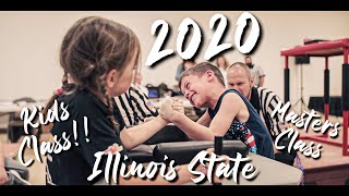 2020 Illinois State Armwrestling Championship  Kids and Masters!