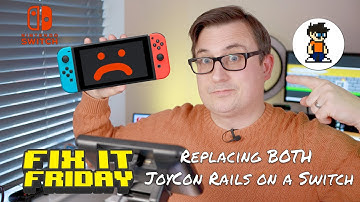 Hoe je de rails van de Nintendo Switch Joycon aan beide kanten vervangt - Fix it Friday