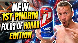 1st Phorm Folds of Honor Energy Drink Review! (Better Than Expected?)