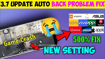 After 3.8 Update Bgmi Crash Problem | Bgmi Auto Back Problem | Bgmi Auto Back