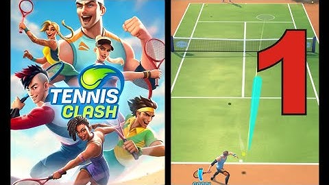 Tennis Clash : Online League part 1 Practicing