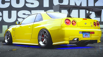 R34 Build - NFS Unbound - Full Customization (Nissan Skyline GT-R R34) 4K
