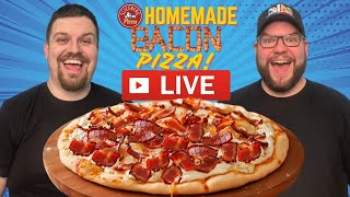 Sliceberg Homemade Bacon Pizza LIVE!