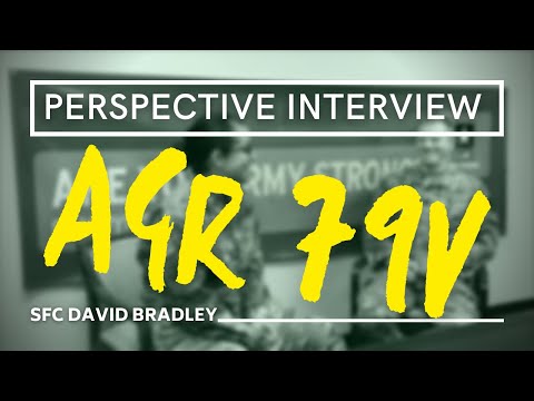 AGR Career Counselor (79V)  - Perspective Interview w/ SFC David Bradley | Reserve Military Mentor