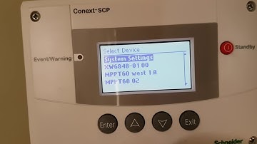 Schneider conext SCP   LBCO  low voltage cutout.