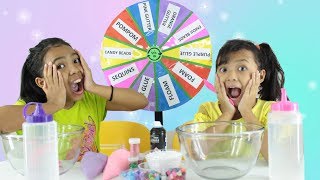 MYSTERY WHEEL OF SLIME CHALLENGE FOR KIDS ♥ RODA SLIME MISTERI