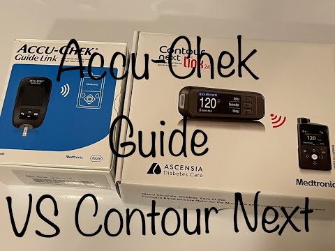 Medtronic's Minimed 770G's Accu chek Guide VS Contour Next Link