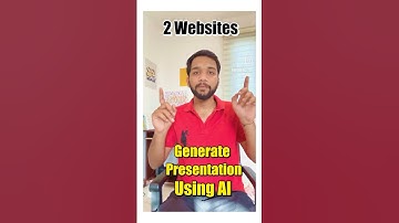 Presentations Using AI | Automate PPT using 2 Websites | Powerpoint & Google Slides