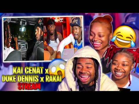 KAI CENAT Let RAKAI Drive HIS HELLCAT & DUKE DENNIS Got A FEMALE TRICK🤑😂 | REACTION