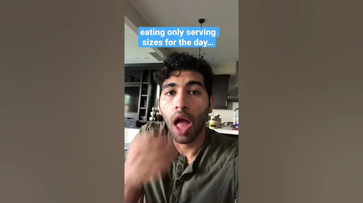 When you only eat serving sizes for the day #shorts