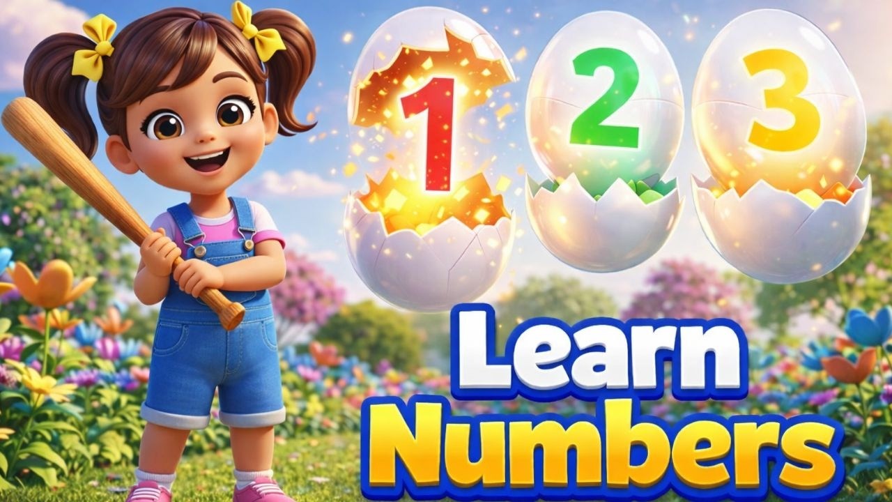 Learn Numbers 1 to 10 | Fun Egg Surprise Counting  | Toddler Learning Video | HH Wonder Planet