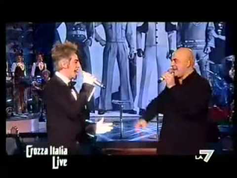 Morgan  a "Crozza Italia Live" canta Luigi Tenco 9/11/08