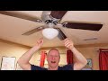 Saving a Ceiling Fan from Destruction, ~$5 Solution.