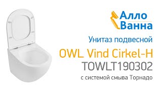 Аллованна. Обзор подвесного унитаза OWL Vind Cirkel-H