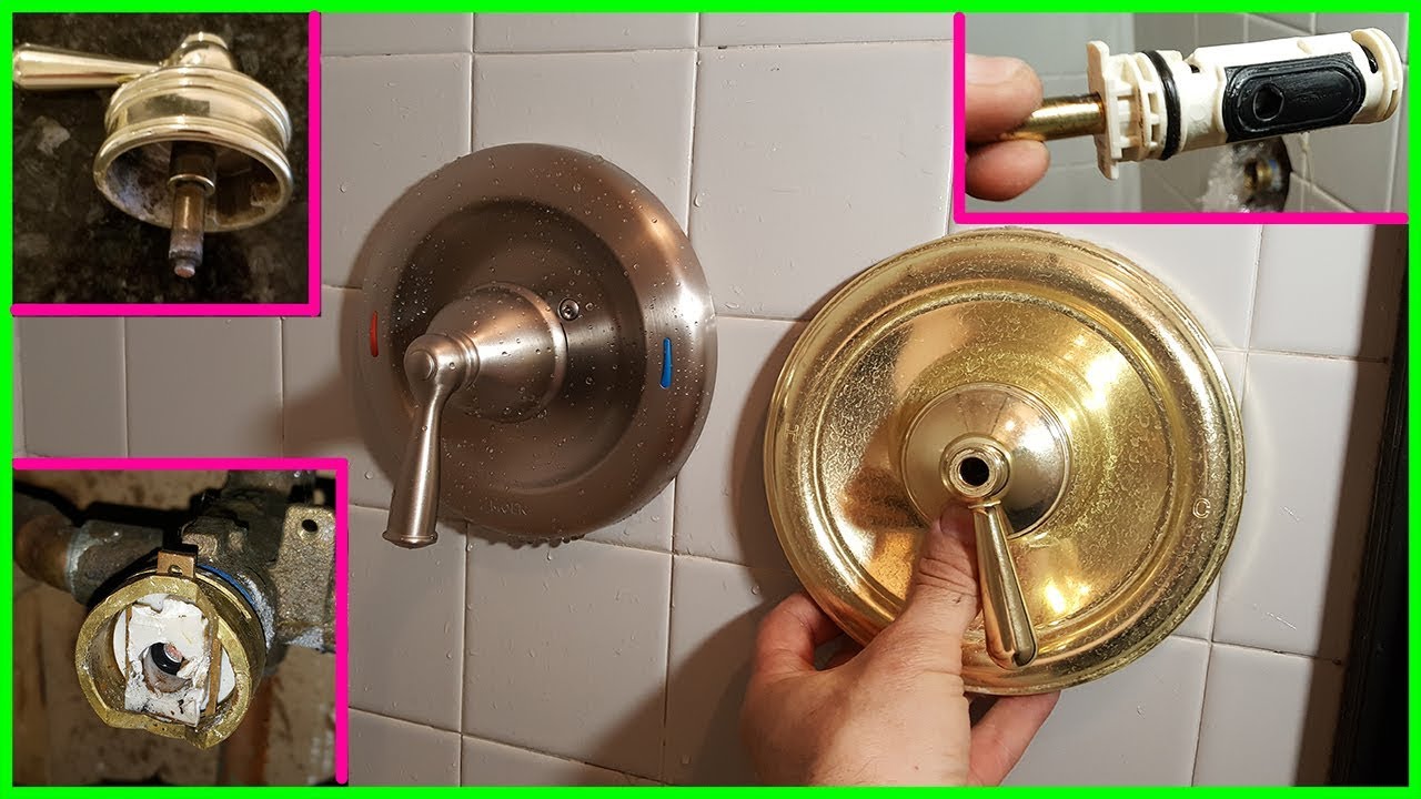 How to replace broken MOEN Shower Faucet cartridge 1222 ...