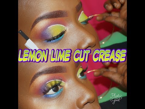 Lemon Lime Cut Crease| With Full Face |Chrissy Nicole