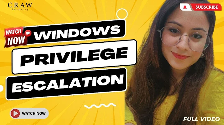 Windows Privilege Escalation | Penetration Testing | Cyber Security | WebPT