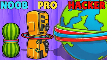 NOOB vs PRO vs HACKER in Flexy Runner Gameplay