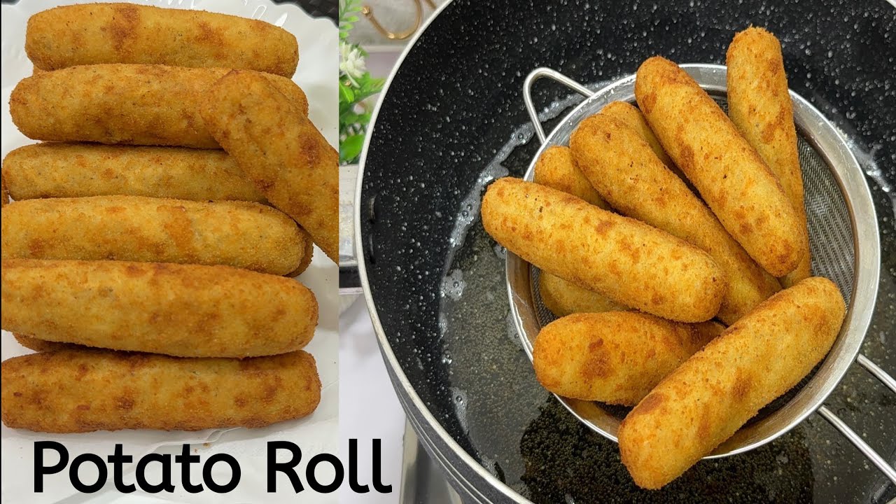 Potato Chicken Rolls Recipe | How to Make Potato Rolls at Home | Easy Rolls Recipe