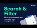 Introducing “Leave Filtering”: The Latest Upgrade in WP ERP’s Advanced Leave Management System.