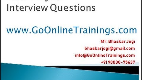 MSBI Project Interview Questions